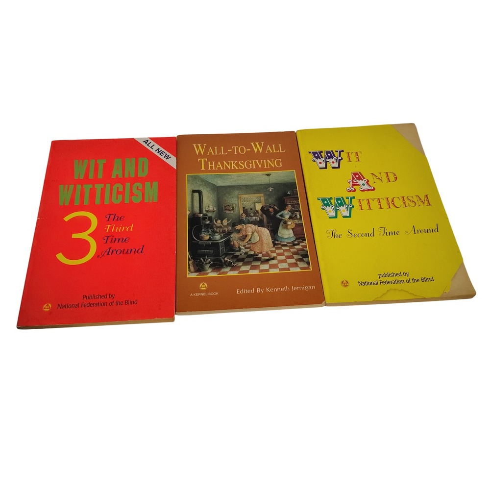 Wit and Witticism Wall-to-Wall Thanksgiving Books National‎ Federation Blind